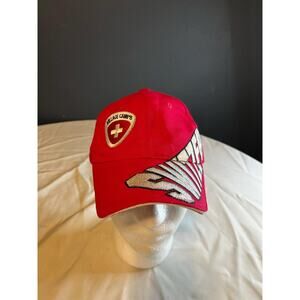 Switzerland Red Baseball Hat Cap 3D embroidered